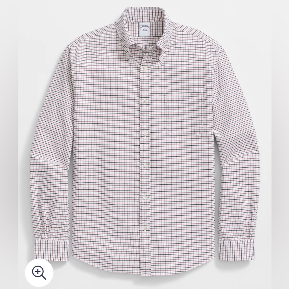 Brooks Brothers Red Casual Button Down Shirt
